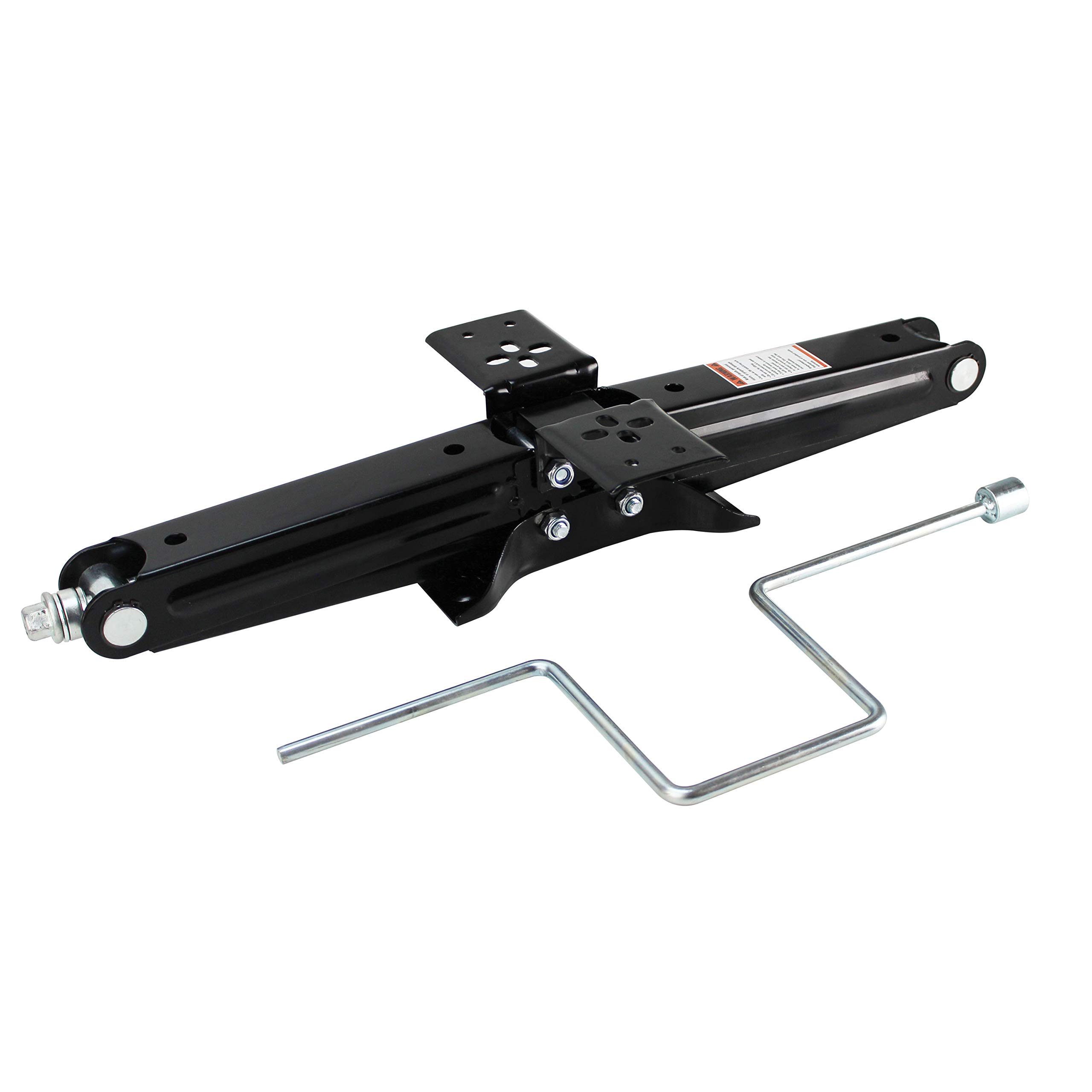QP-RVJ-S24 RV Stabilizing and Leveling Scissor Jack - Heavy Duty 5,000 lbs Capacity, 24 Inch Silver Pair - Perfect for Camper, Trailer & Motorhome Leveling on Uneven Terrain