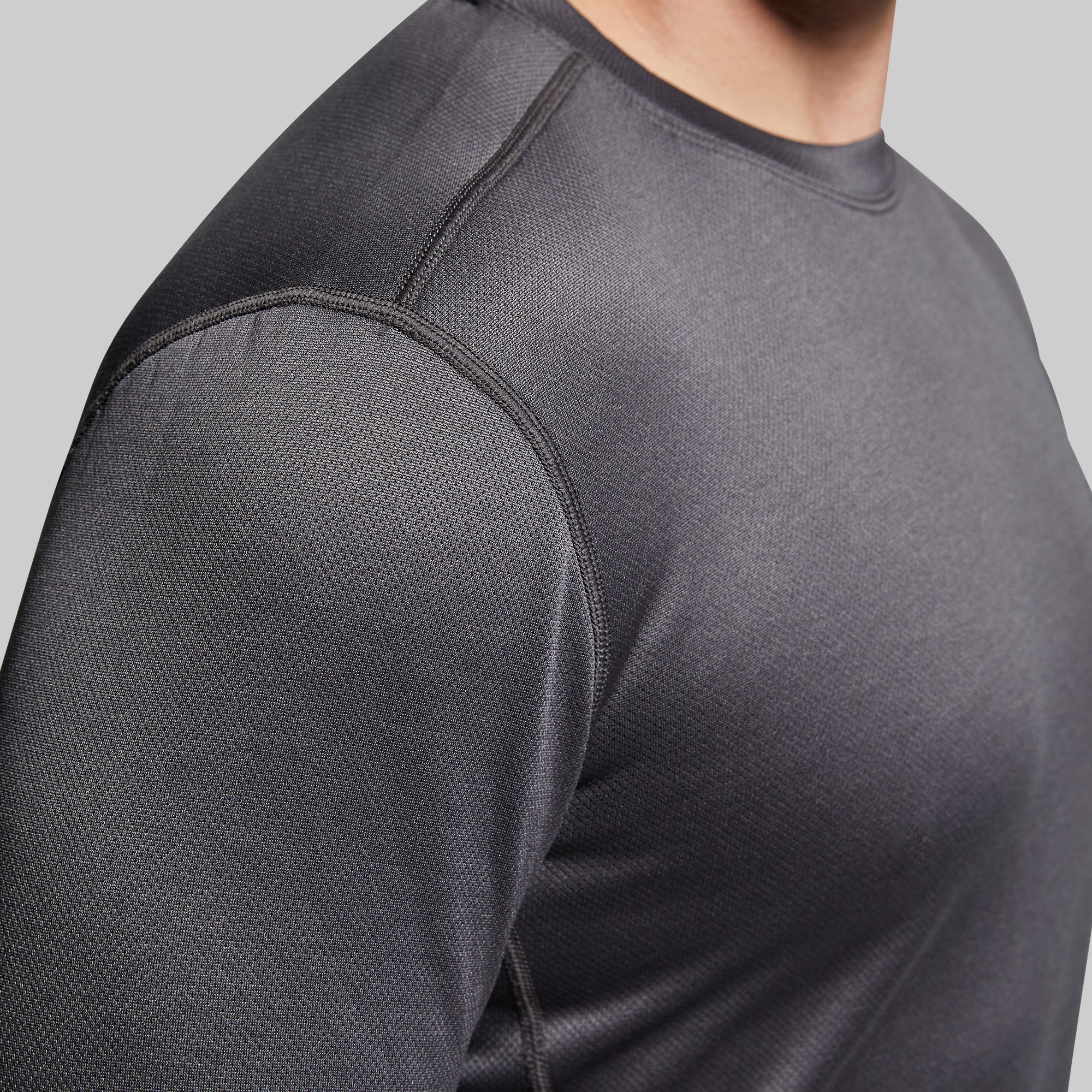 Men's Ridgeline Heavy Base Layer Top - Thermal Underwear for Cold Weather - Wolf Grey - Hiking, Skiing & Outdoor Activities