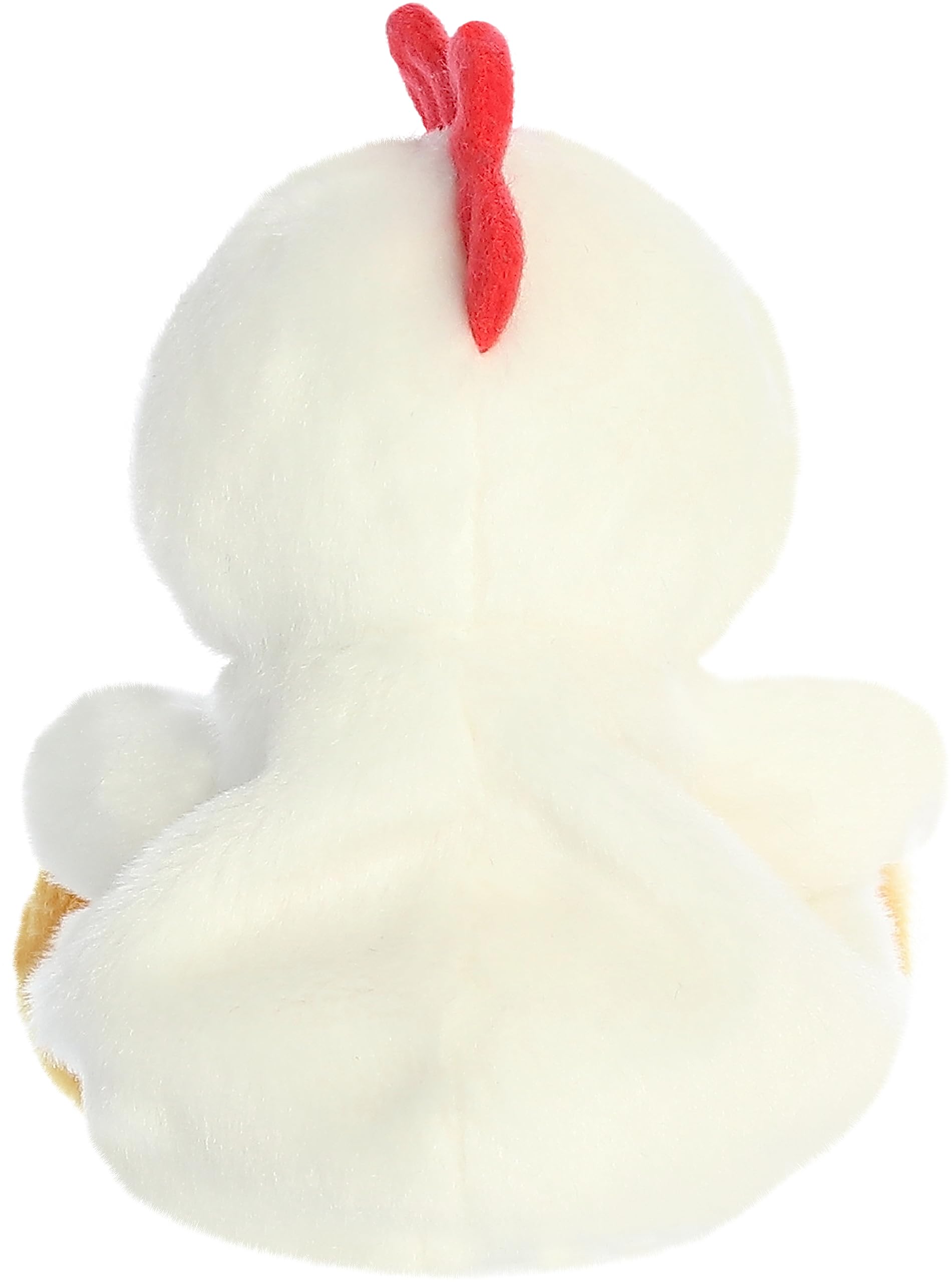 Aurora® Adorable Palm Pals™ Cooper Chicken™ Stuffed Animal - 5 Inch White Plush Toy for Kids | Pocket-Sized Collectible Gift for Birthdays & Travel | Cute Stress Relief Companion for Home, Office & Car