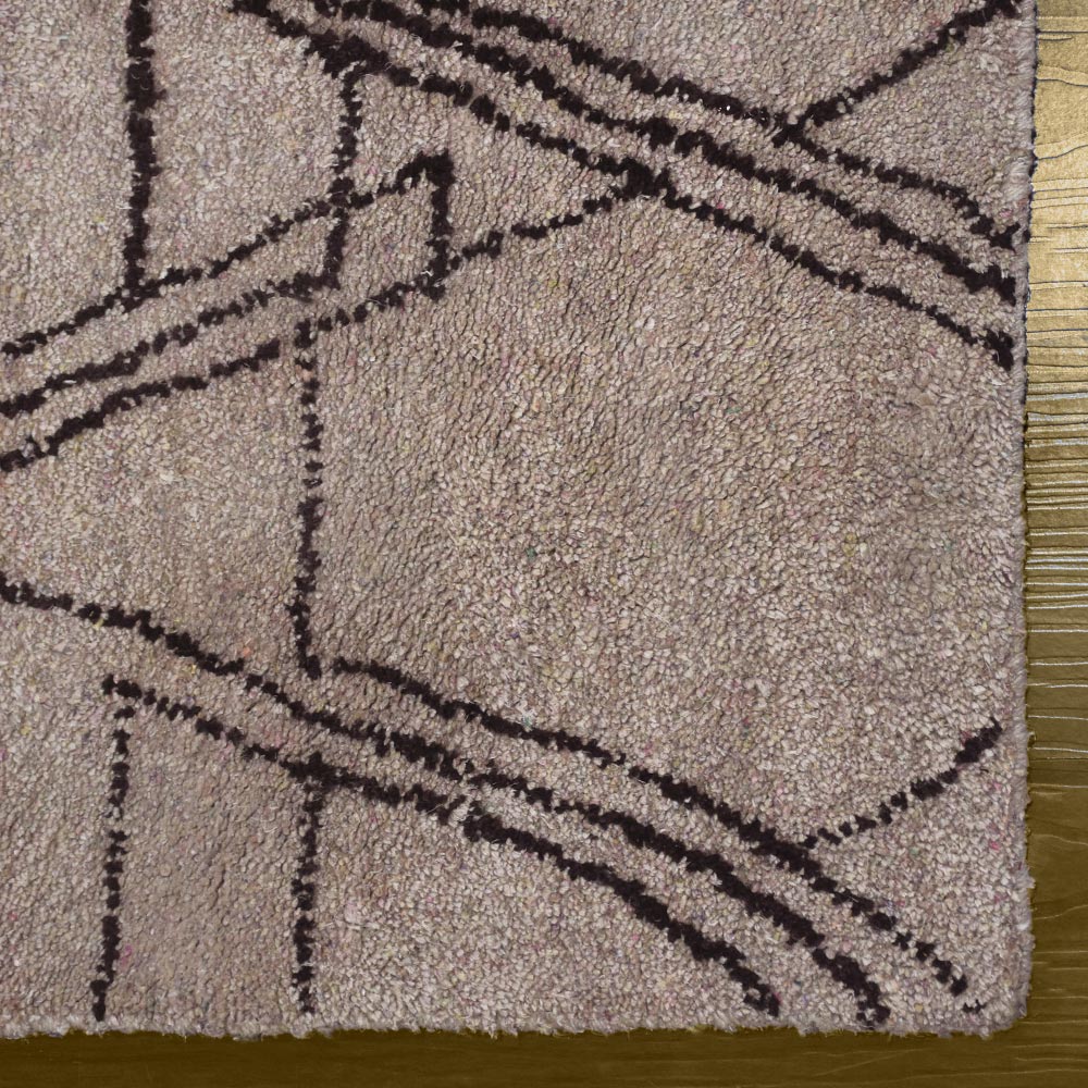 Elysium Hand Knotted Rug - Premium Handmade Wool Area Rug for Living Room, Bedroom & Dining Room - Boho Chic Home Decor for Cozy & Stylish Interiors