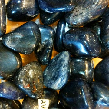 Natural Blue Aventurine Tumbled Stone - Healing Crystal for Anxiety Relief & Positive Energy | Pocket Worry Stone for Meditation, Stress Relief & Good Luck Charm