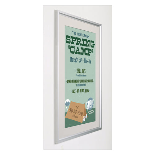 Designer Beveled Slide-In Picture Frames 30x36 for Posters & Artwork | 3-Wide Matboard | Perfect for Home Decor, Gallery Displays & Office Wall Art