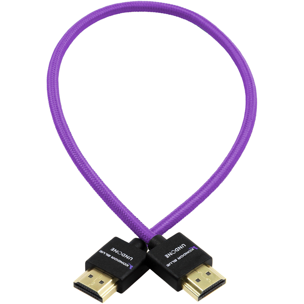 Kondor Blue High Speed HDMI Cable 18Gbps 4K 60Hz HDR - Purple - Perfect for Home Theater, Gaming & Streaming