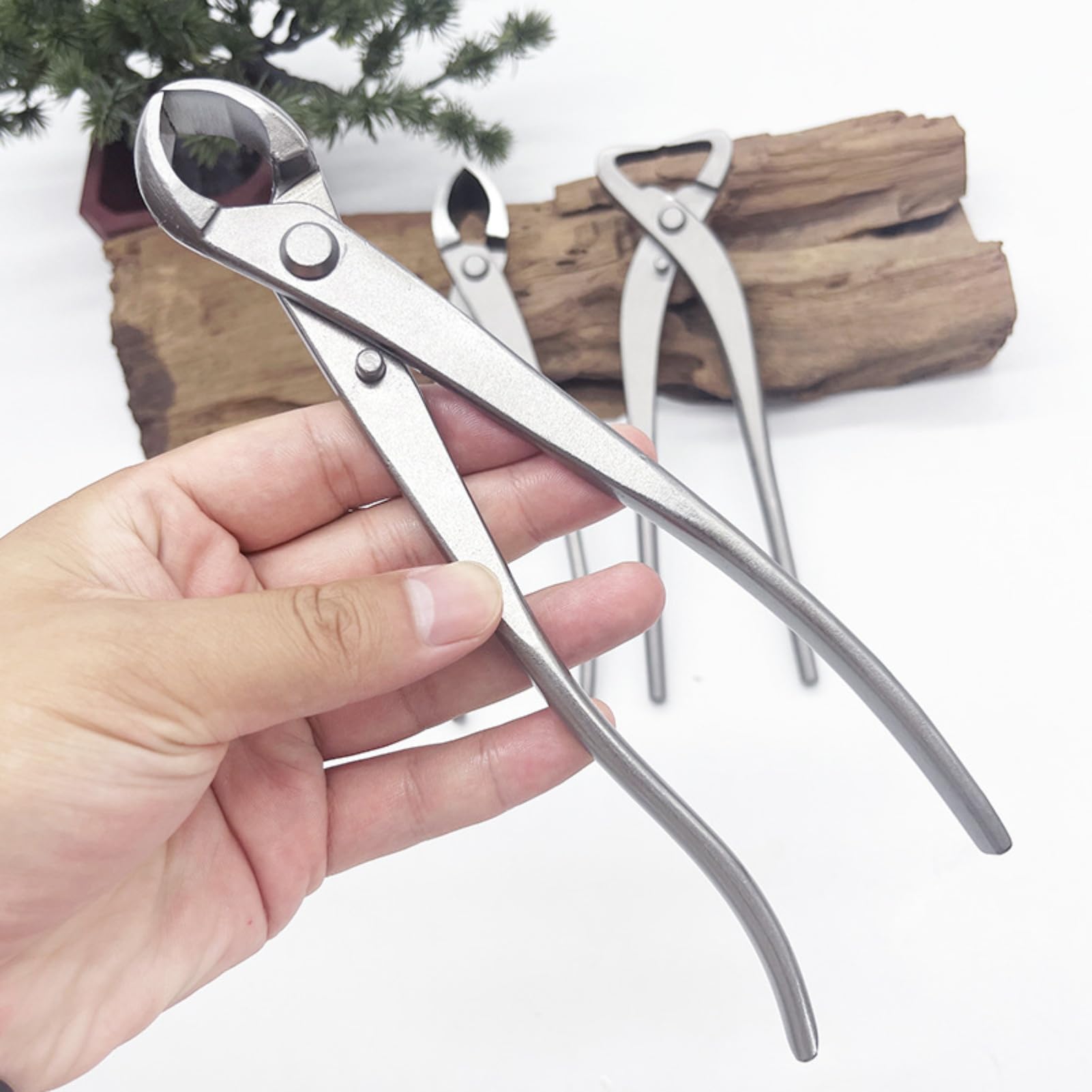 Premium 6-Piece Stainless Steel Bonsai Tool Kit - Professional Gardening Scissors & Trimming Set with Storage Bag - Perfect for Bonsai Tree Care, Pruning, and Plant Maintenance - Ideal Gift for Gardeners & Bonsai Enthusiasts