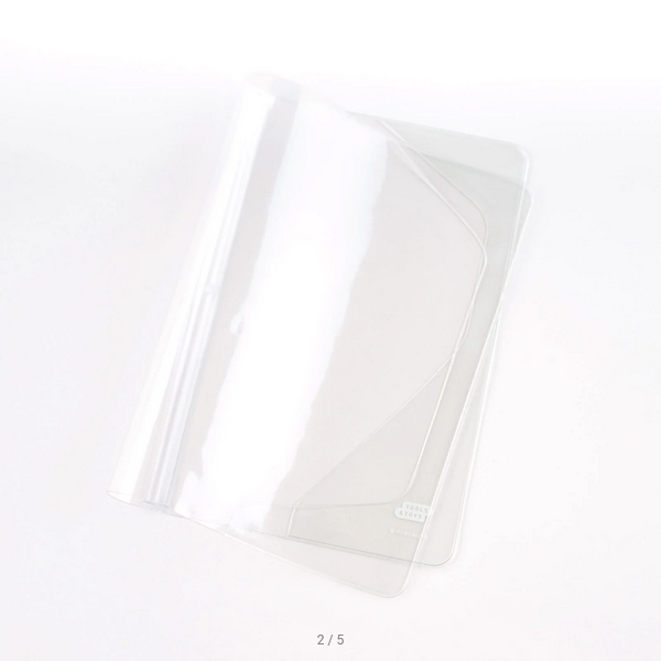 Hobonichi A5 Cover on Cover - Clear Protective Cover for Hobonichi Planner - Perfect for Daily Use, Office, School & Travel Organization