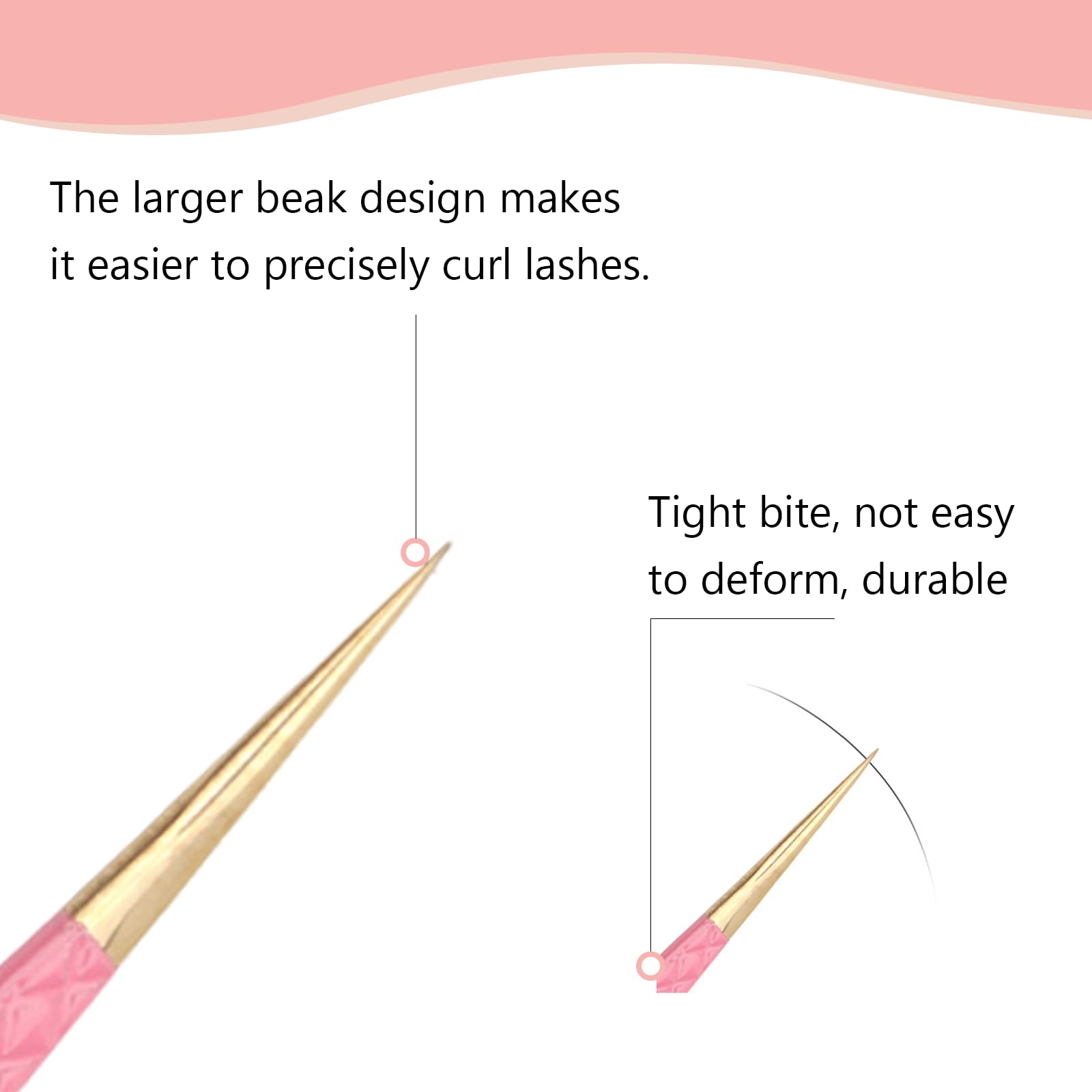 Professional Stainless Steel Eyelash Extension Tweezers for Volume & Classic Lash Extensions - Precise Grip for Salon & Home Use