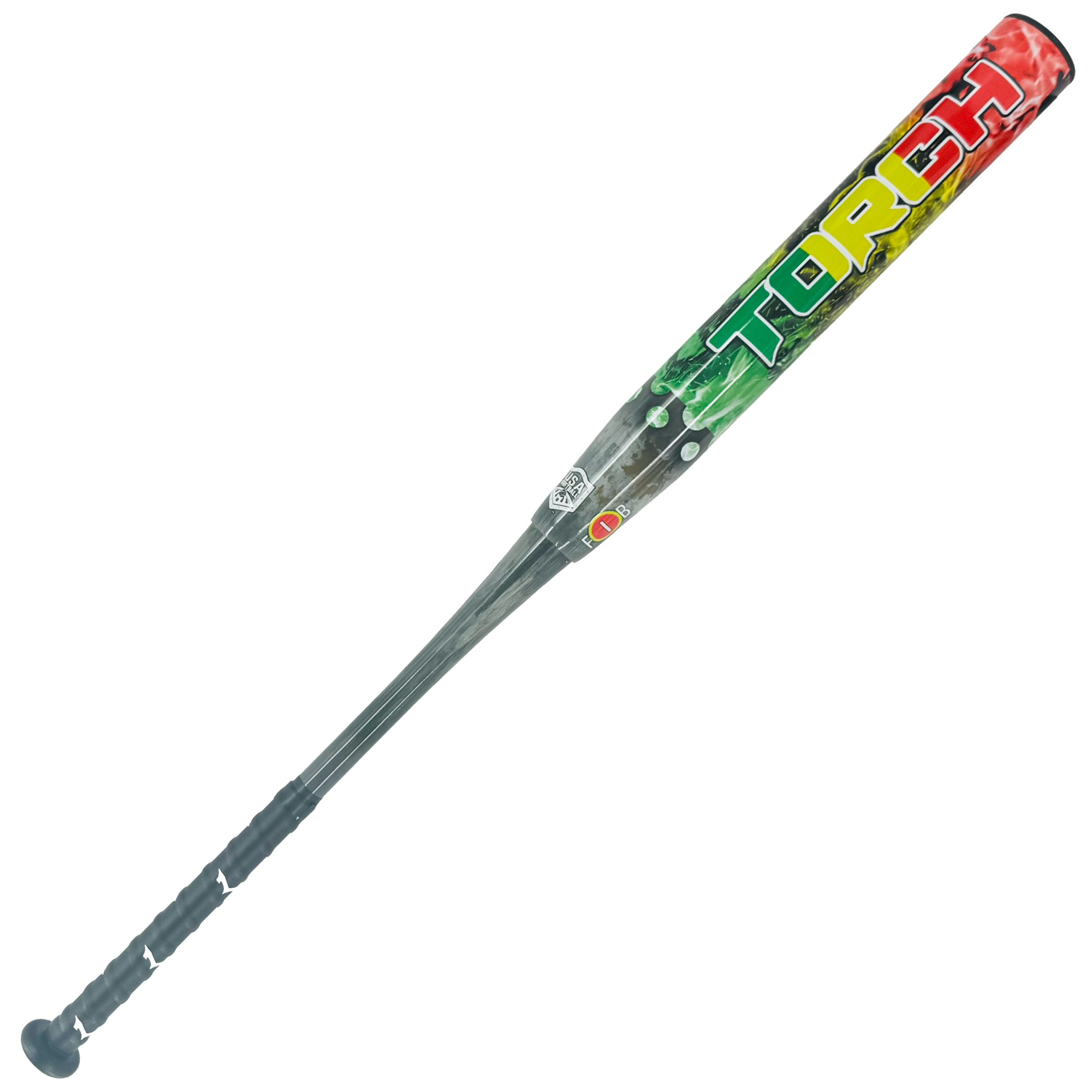 2025 Monsta Torch Rasta MX 2-Piece Alloy Handle Mid Load Slowpitch Softball Bat - USA/ASA Approved for Competitive Play & Training