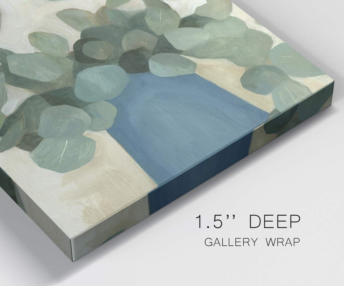 Premium Greenery Still Life Wall Art - Gallery Wrapped Canvas Decor 40x40 Inches - Ready to Hang - Made in USA - Perfect for Living Room, Bedroom & Office Decor