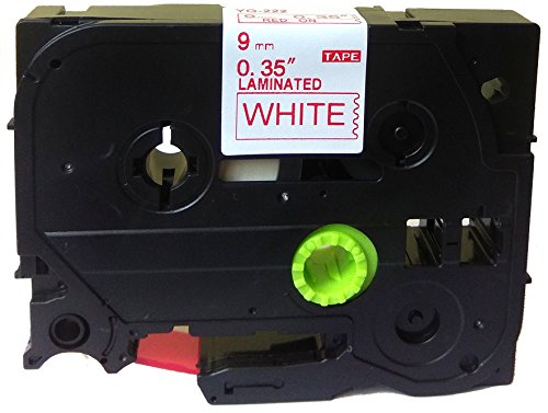 NEOUZA 5PK Brother P-Touch Compatible Label Tapes - 9mm x 8m Laminated Cartridge (White/Black, Gold/Black, Black/Silver, Blue/White, Red/White) | For Office Organization, Home Labeling & Craft Projects