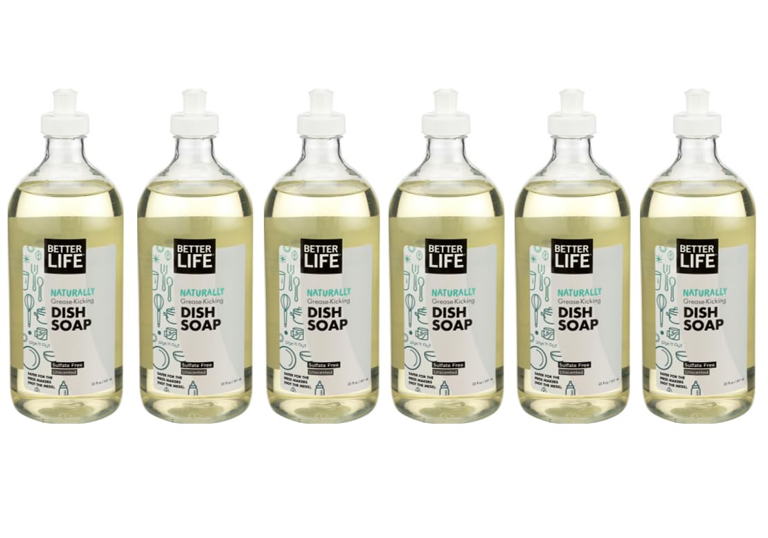 Eco-Friendly Unscented Dish Soap - Gentle on Hands, Tough on Grease | Ideal for Sensitive Skin & Everyday Dishwashing