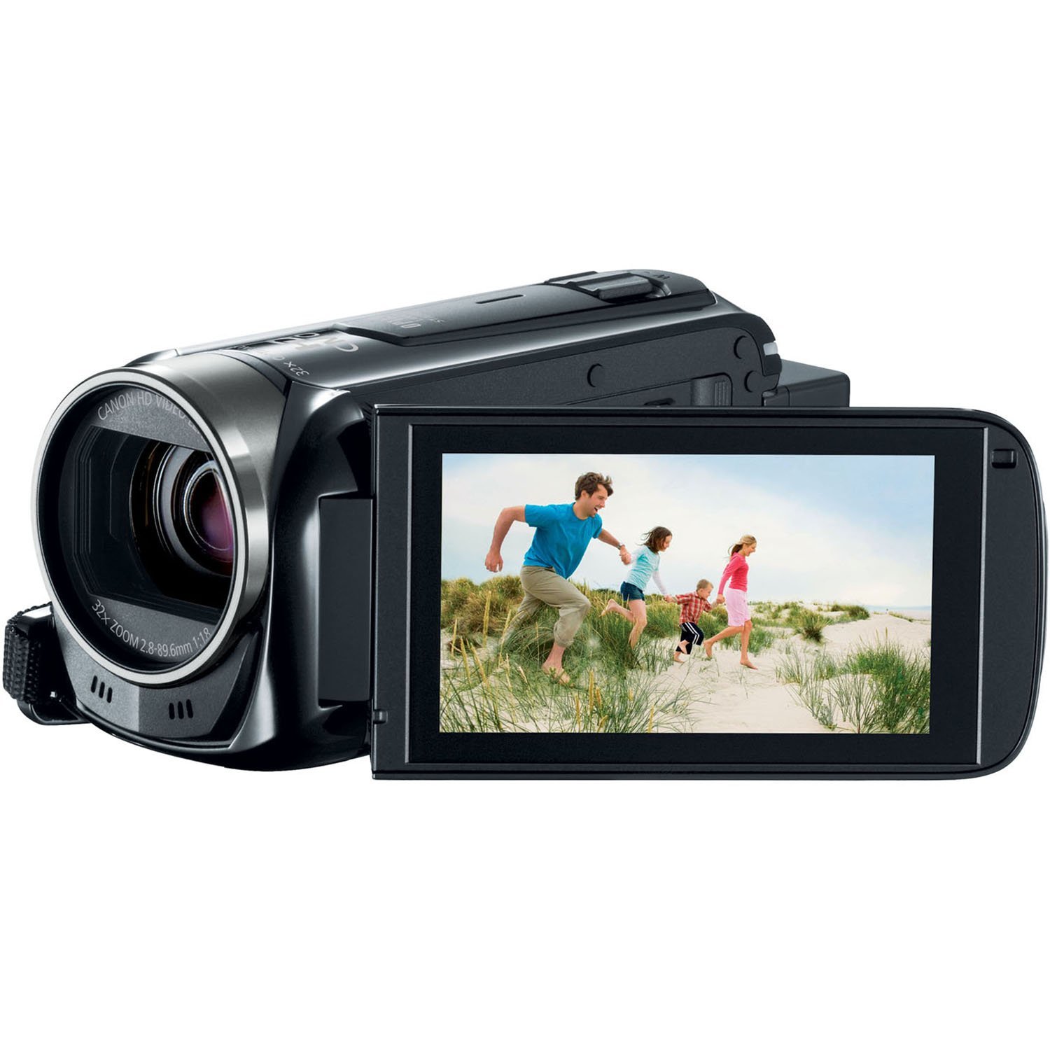 Canon VIXIA HF R500 Full HD Digital Camcorder (Black) - Renewed | Compact Camcorder for Travel Vlogging, Family Events & YouTube Videos