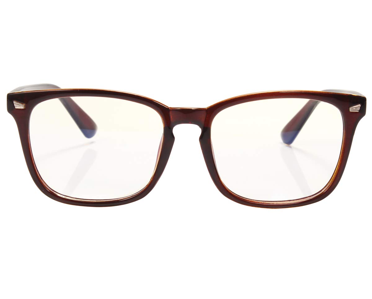 Poxas Blue Light Blocking Glasses for Women & Men - Anti Eyestrain, UV Protection, Computer & Gaming Glasses - Perfect for Office Work, Screen Time & Digital Eye Strain Relief