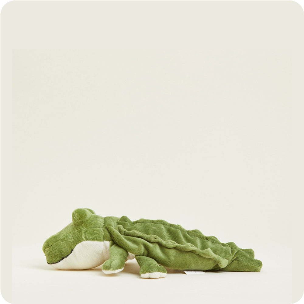 Alligator Warmies Junior - Soft Plush Microwaveable Heating Pad for Kids | Perfect for Snuggling, Comfort & Pain Relief