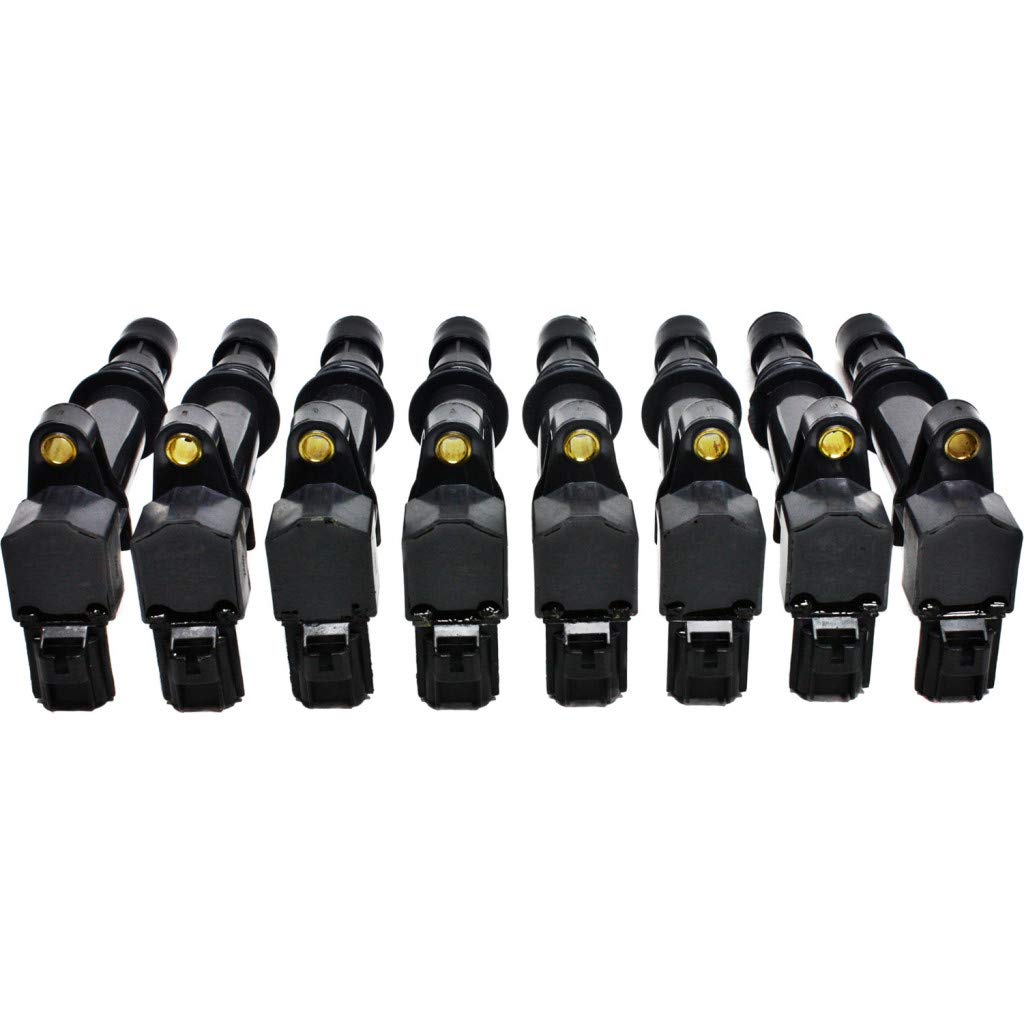2007-2008 Dodge Nitro Ignition Coil Set - 8 Pack 12V Coil-on-Plug Replacement Parts | Compatible with Dodge Nitro 3.7L V6 Engine | Perfect for Engine Tune-ups & Performance Upgrades