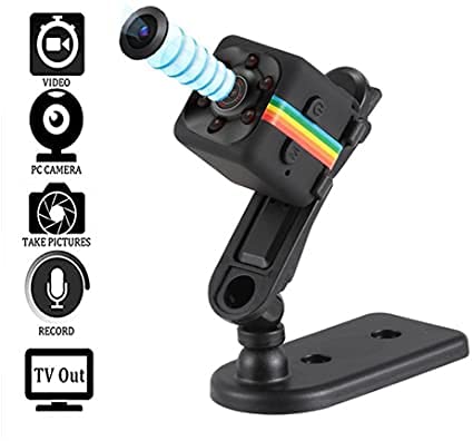 SQ11 HD Mini Camera - 720P/1080P Nanny Cam, Baby Monitor, Dashboard Cam with Night Vision & Infrared | No WiFi Needed | Perfect for Home Security, Baby Monitoring, Car Recording & Outdoor Activities