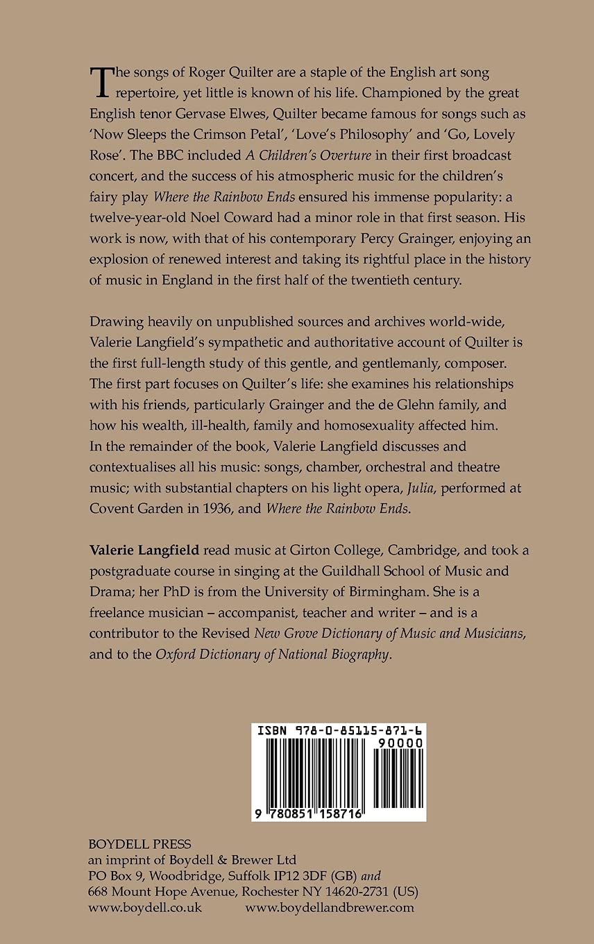 Roger Quilter: His Life and Music | Biography & Works of English Composer | Perfect for Classical Music Lovers & History Enthusiasts