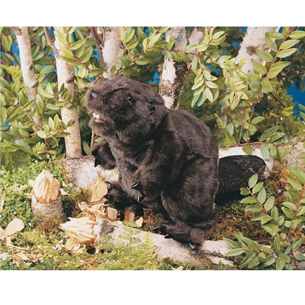 Folkmanis Brown Beaver Hand Puppet 8