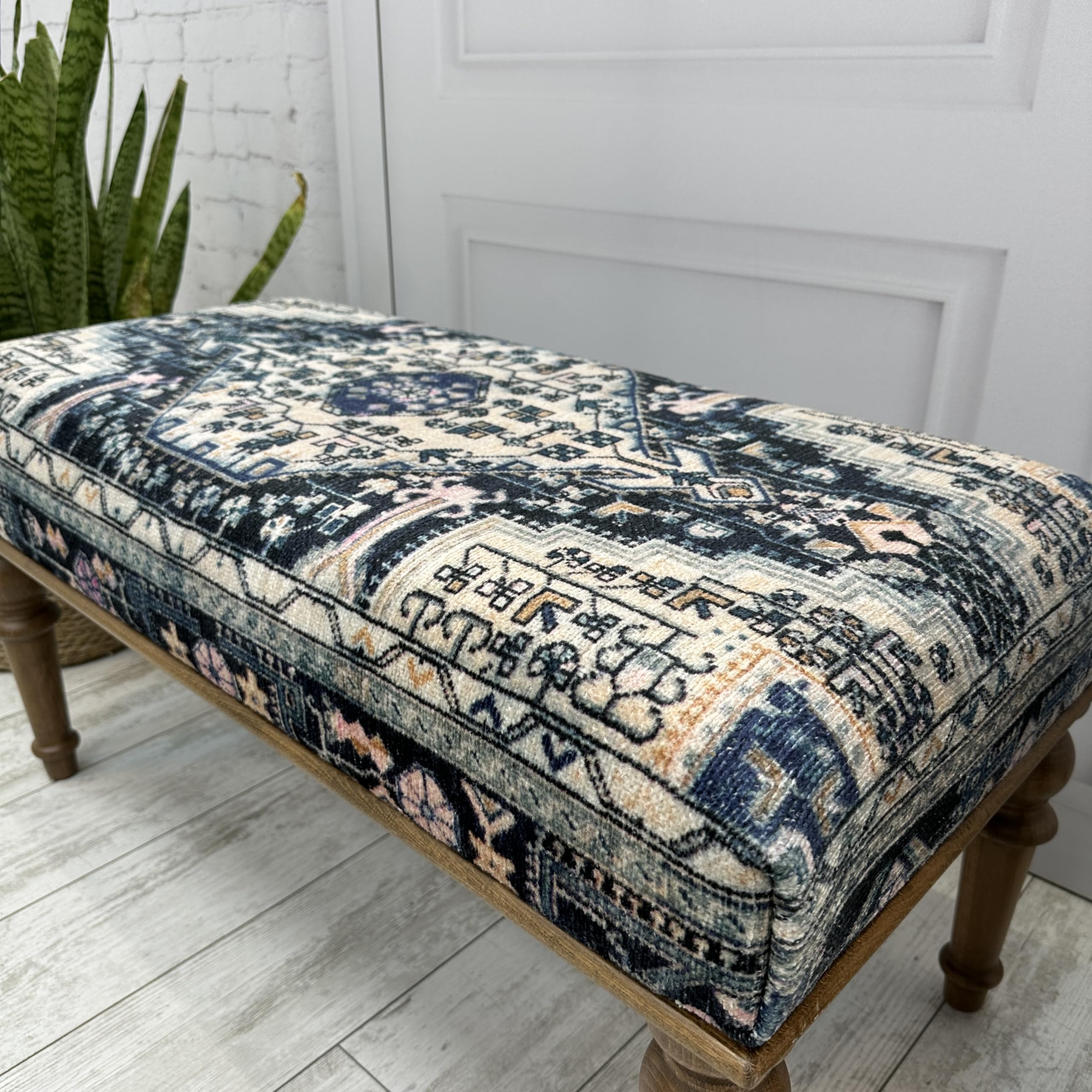 Boho Large Storage Ottoman Bench - 18x18x43