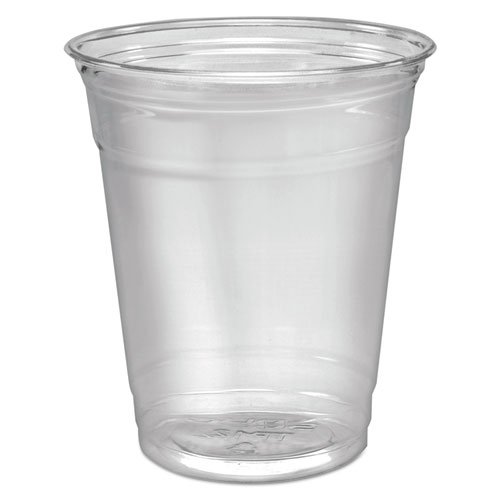 Clear PET Plastic Squat Cups - 12-14 oz Capacity, 50-Pack - Perfect for Smoothies, Iced Coffee & Party Drinks