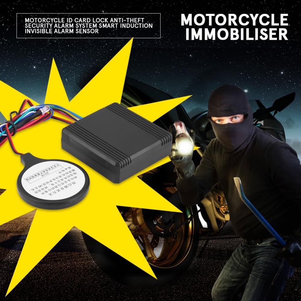Anti-Theft Scooter Alarm with Security Sensor - Waterproof Motorcycle Alarm for Scooters & Bikes | Perfect for Urban Commuting & Parking Safety
