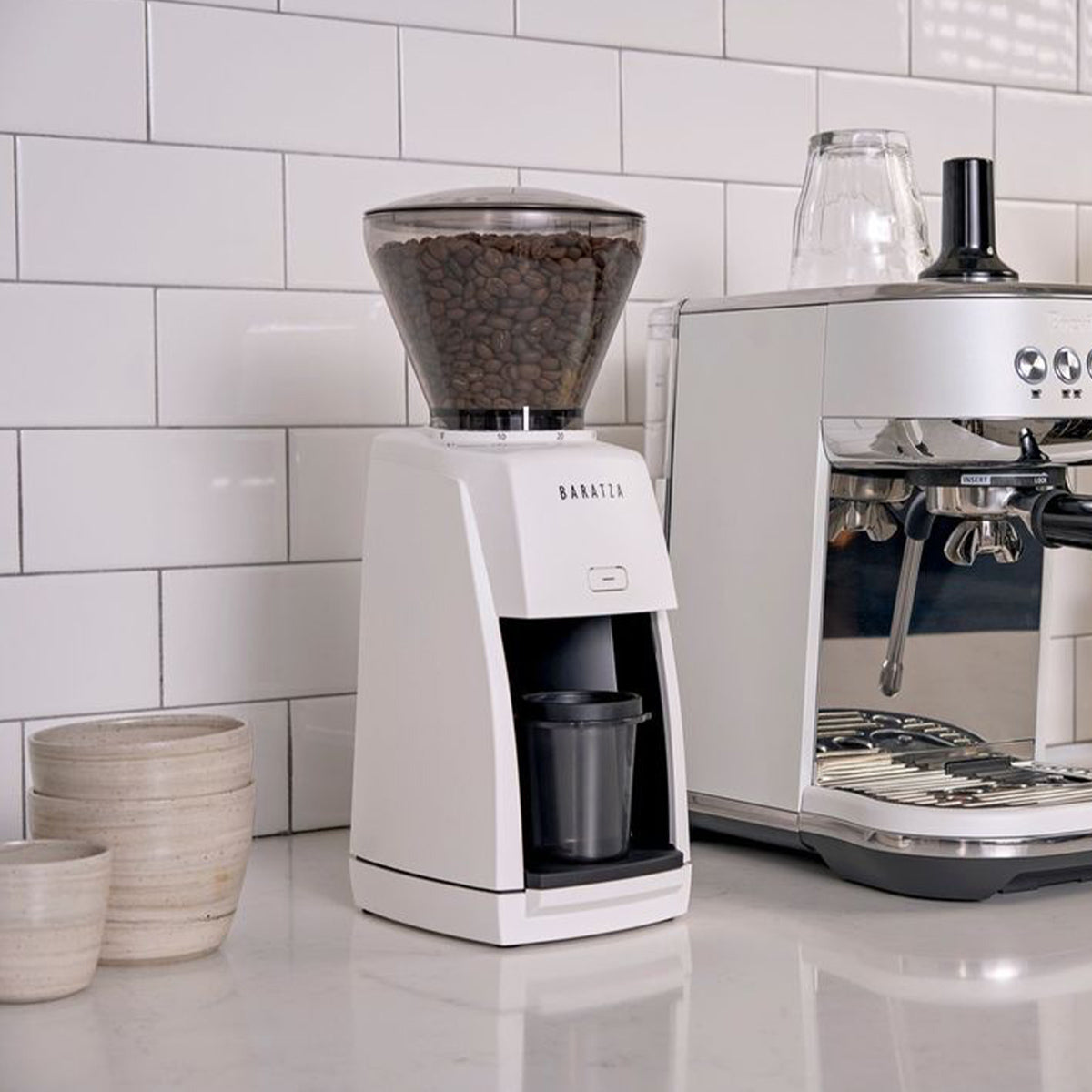 Baratza Encore ESP Conical Burr Coffee Grinder for Espresso & Drip - Premium White Electric Coffee Bean Grinder - Perfect for Home Baristas & Coffee Lovers