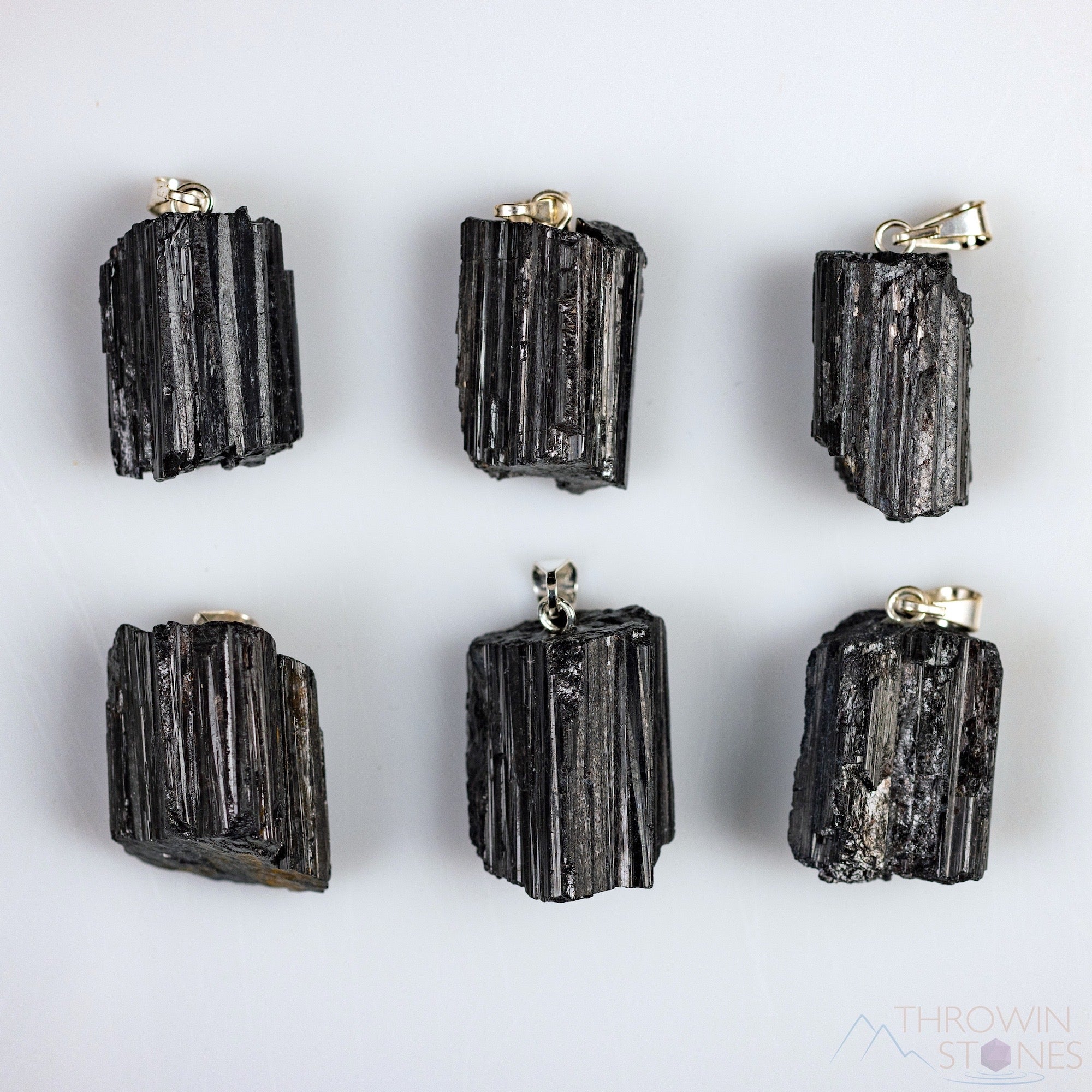 Raw Black Tourmaline Crystal Pendant - Natural Birthstone Gemstone Handmade Jewelry for Men, Healing Crystals & Protection Stones, Unique Gift for Him (E0910) - Perfect for Meditation, Energy Cleansing & Spiritual Healing