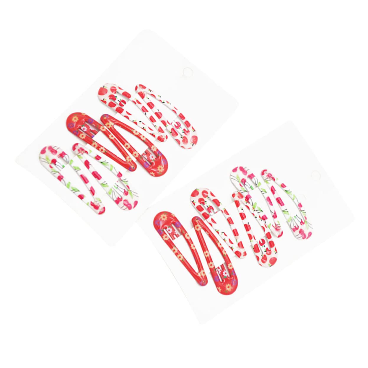 Lurrose 12pcs Ribbon Hair Clips for Girls - Cute Metal Alligator Hair Barrettes, Water Drop Hairpins & Button Hair Accessories for Kids | Perfect for School, Parties & Daily Styling