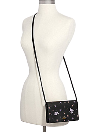 Coach Disney X Hayden Foldover Crossbody Clutch With Dalmatian Print - Stylish Women's Shoulder Bag for Daily Use, Travel & Parties