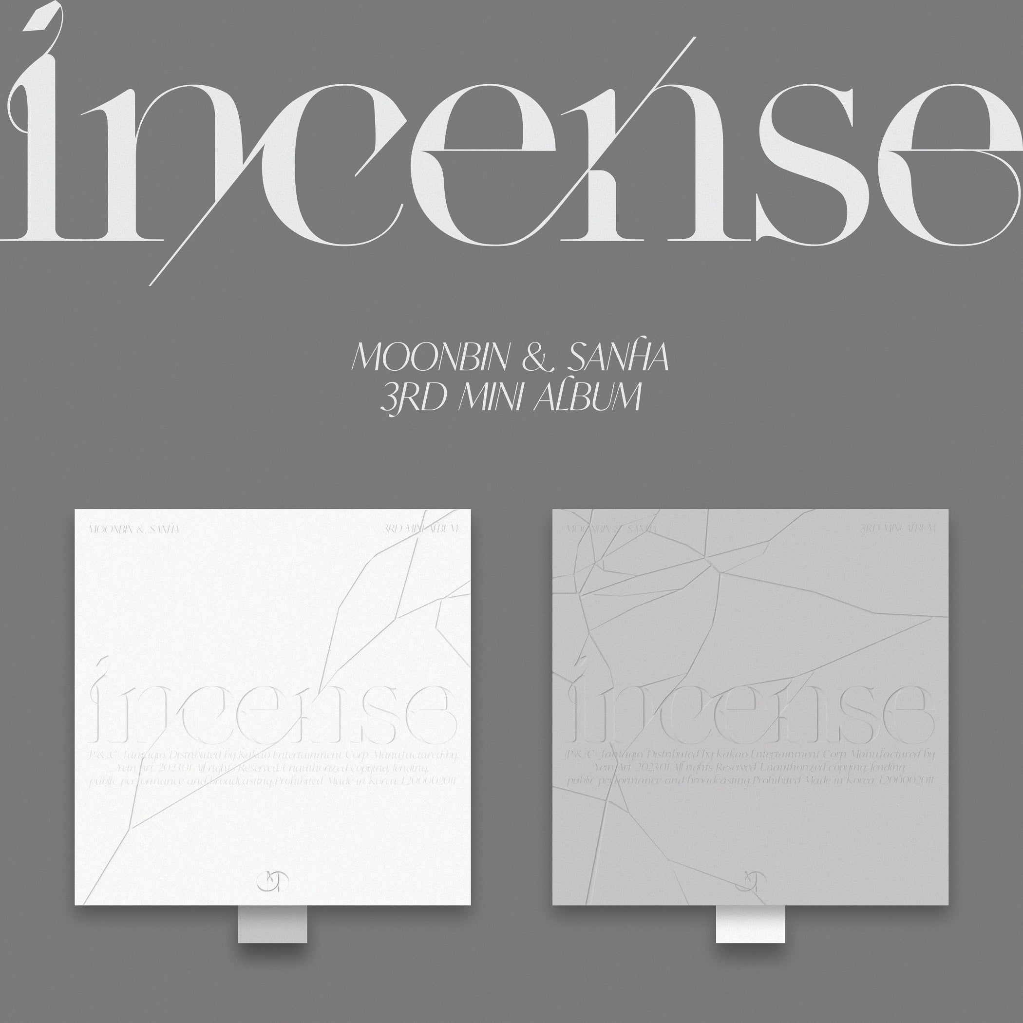 MOONBIN & SANHA 3RD MINI ALBUM 'INCENSE' - K-Pop CD with Photobook & Poster - Perfect for K-Pop Fans, Collectors, and Gift Giving
