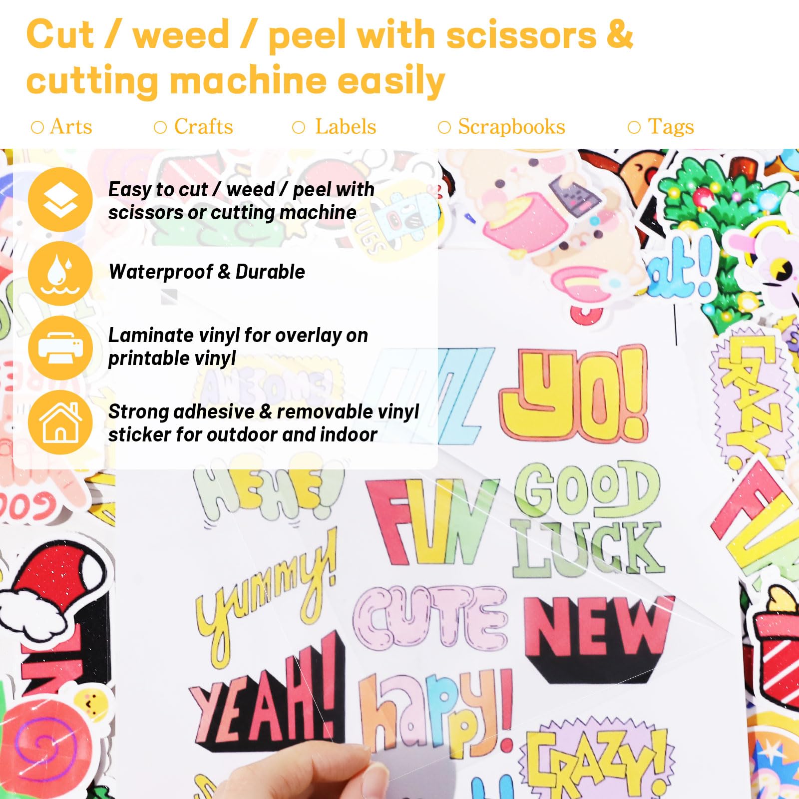 TECKWRAP Self Adhesive Laminating Sheets - 8.26