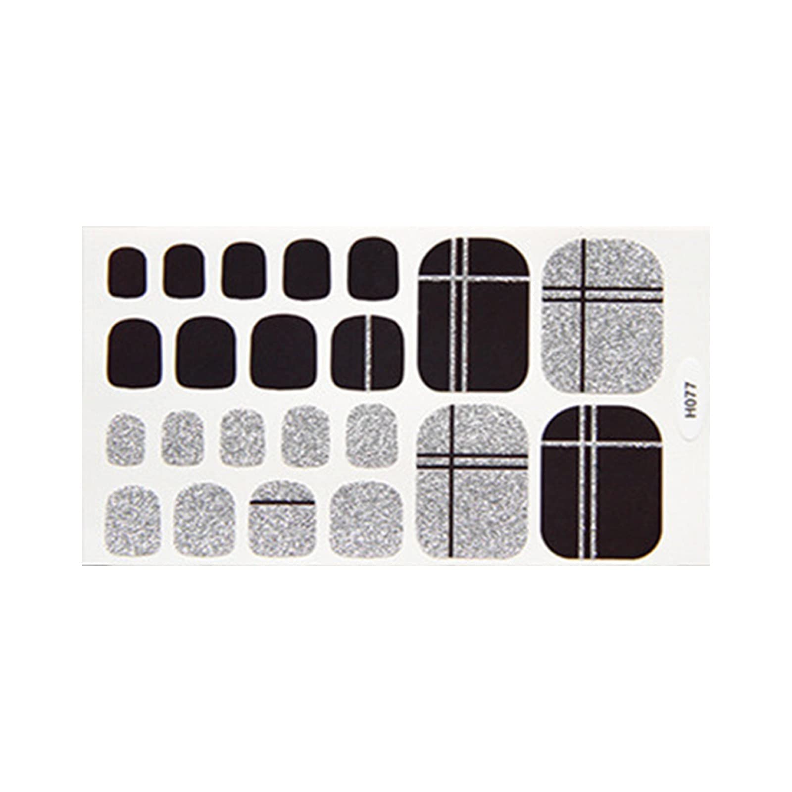 HEIMEABI Nail Stickers - Gold Star & Moon French Manicure Toe Stickers for Women | DIY Nail Art Decals | Perfect for Parties, Weddings & Special Occasions