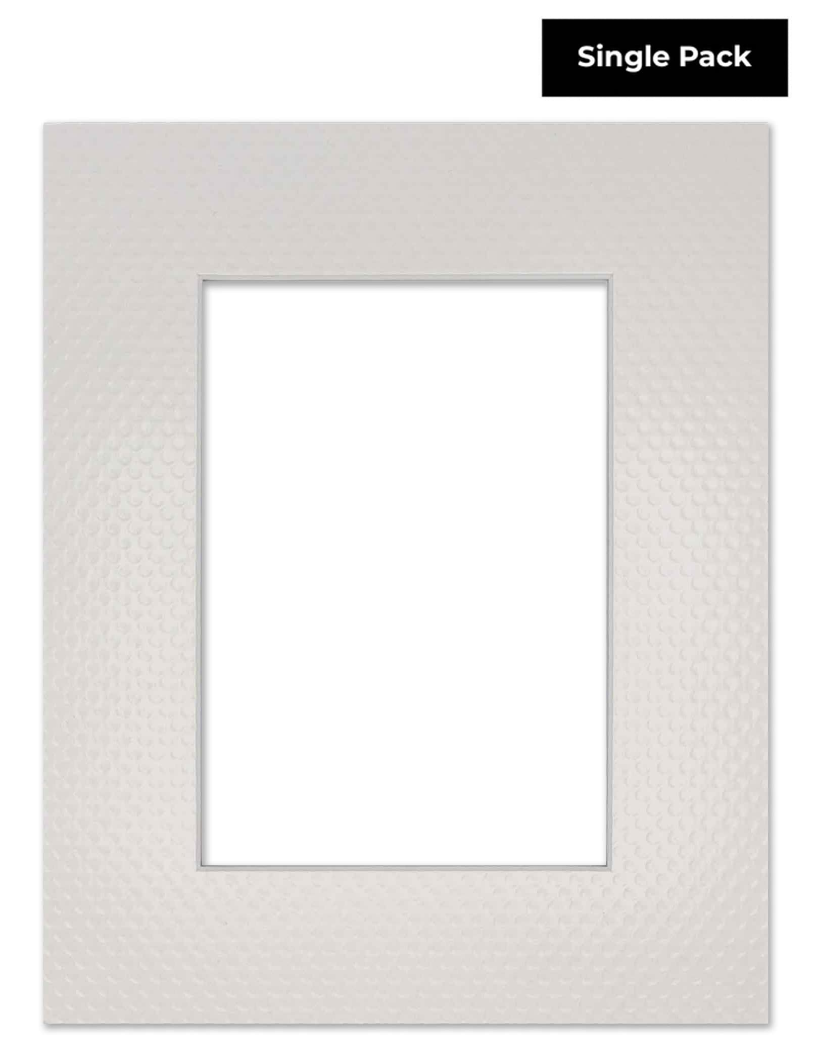 22x30 Acid-Free Bevel Cut Matboard for 17x27 Photos - 4-Ply Golf Ball Texture Precut Mat with Backing Board & Self-Seal Crystal Clear Photo Bag - Perfect for Picture Framing, Art Displays, and Professional Photography Presentations