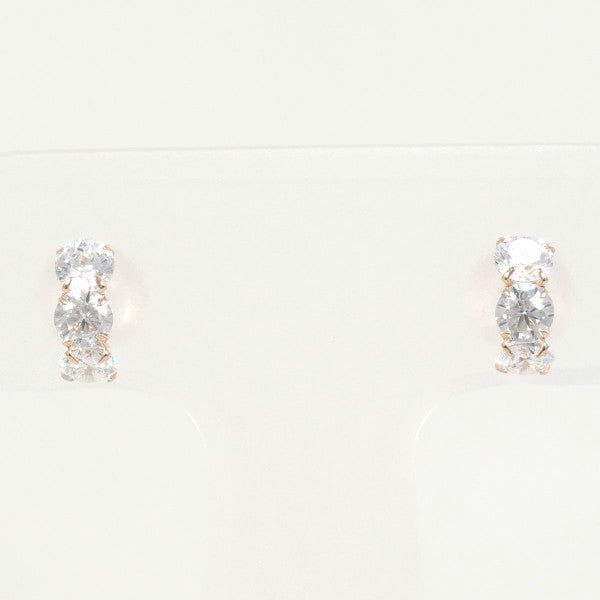 10K Pink Gold Zirconia Stud Earrings for Women - Dainty Cubic Zirconia Jewelry Gift for Birthday, Anniversary & Valentine's Day - Perfect for Everyday Wear & Special Occasions