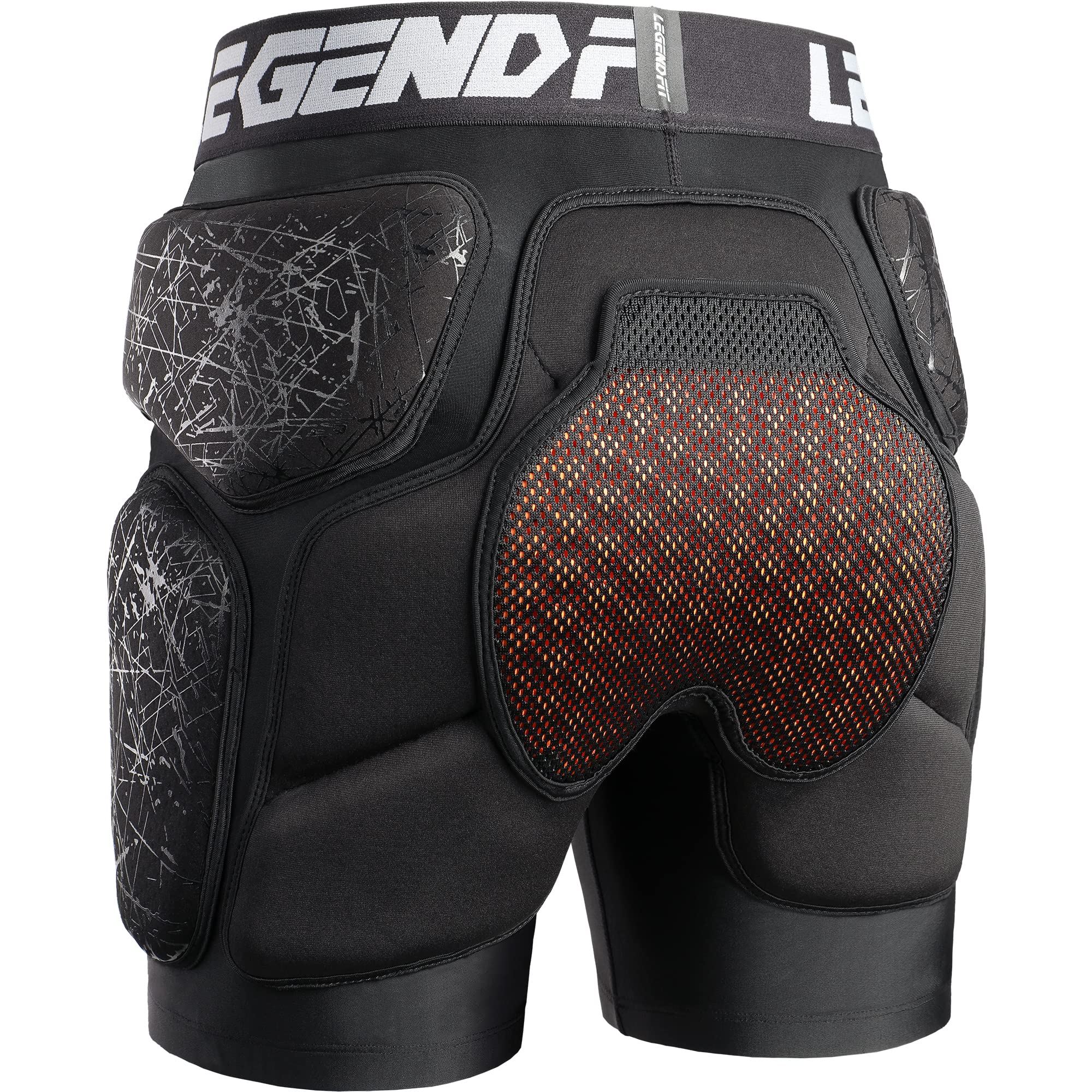LegendFit Protective Padded Shorts for Snowboarding, Skiing, Ice Skating & Skateboarding - Hip, Butt & Tailbone Safety Gear for Men & Women - Perfect for Winter Sports & Extreme Activities