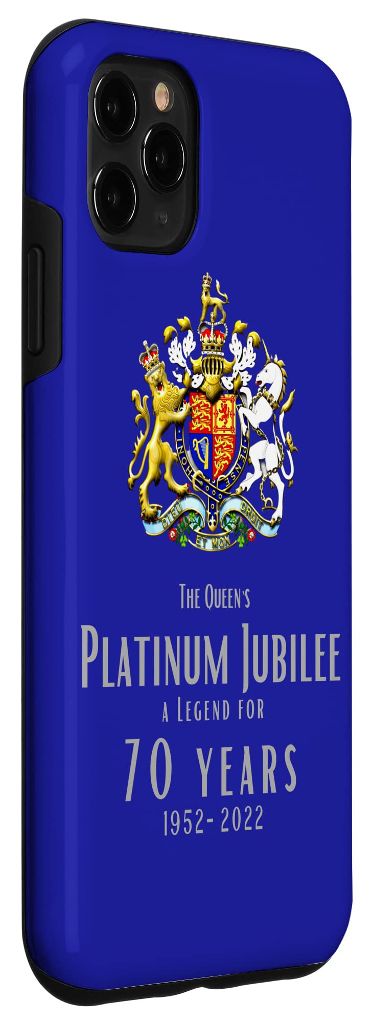 iPhone 11 Pro Max Case - Premium Protective Phone Cover with Platinum Design | Perfect for Queens 70th Jubilee Celebration & Everyday Use