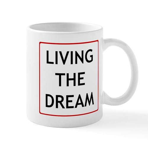 White - Living The Dream Mug