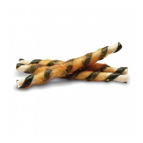 Zeus Better Bones Milk Flavor Chicken Wrapped Twists Dog Treats - 10 Pack of Healthy Chews for Small & Large Dogs - Perfect for Training Rewards and Dental Care