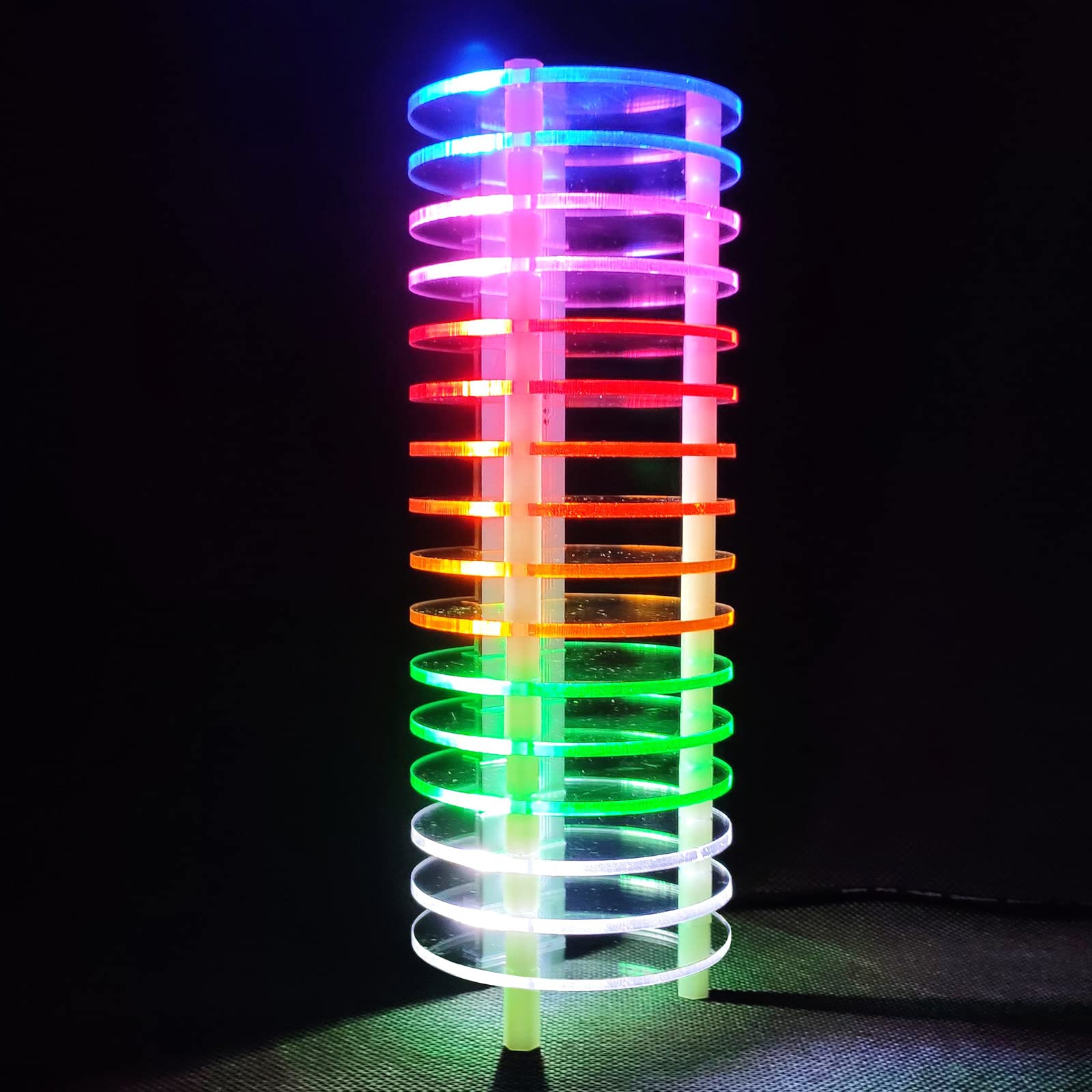 DIY LED Audio Light Electronic Kit (PP16LED-ROUND) - Perfect for Music Visualization, Home Decor & STEM Projects