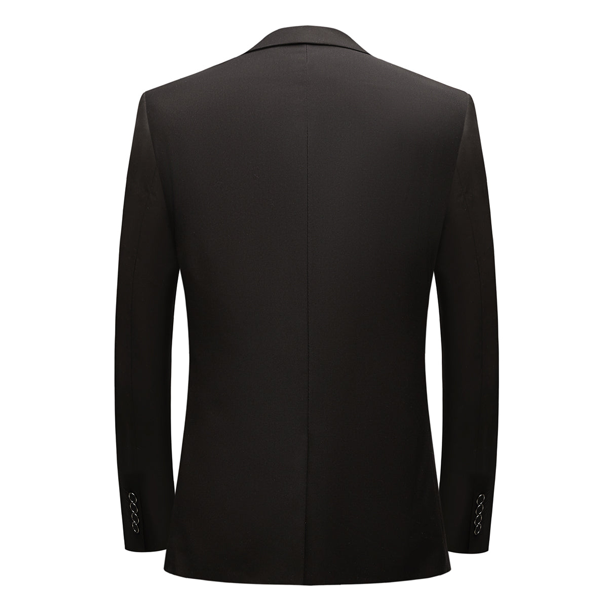 Men's Single Breasted 2 Piece Tuxedo Suit Black | Formal Wedding & Evening Wear | Slim Fit Business Suit for Groom, Prom & Special Occasions