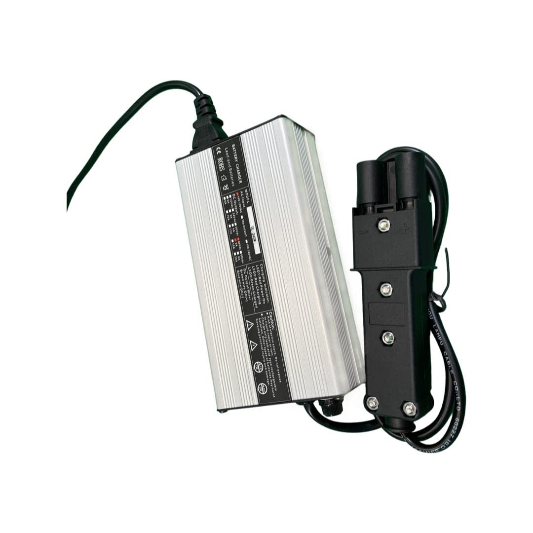 Yamaha Golf Cart 48V Portable Battery Charger with G19/G22 Plug | 2 Pin Handle Replacement | Compatible with Trojan Golf Cart Batteries | Perfect for Home, Course & RV Charging
