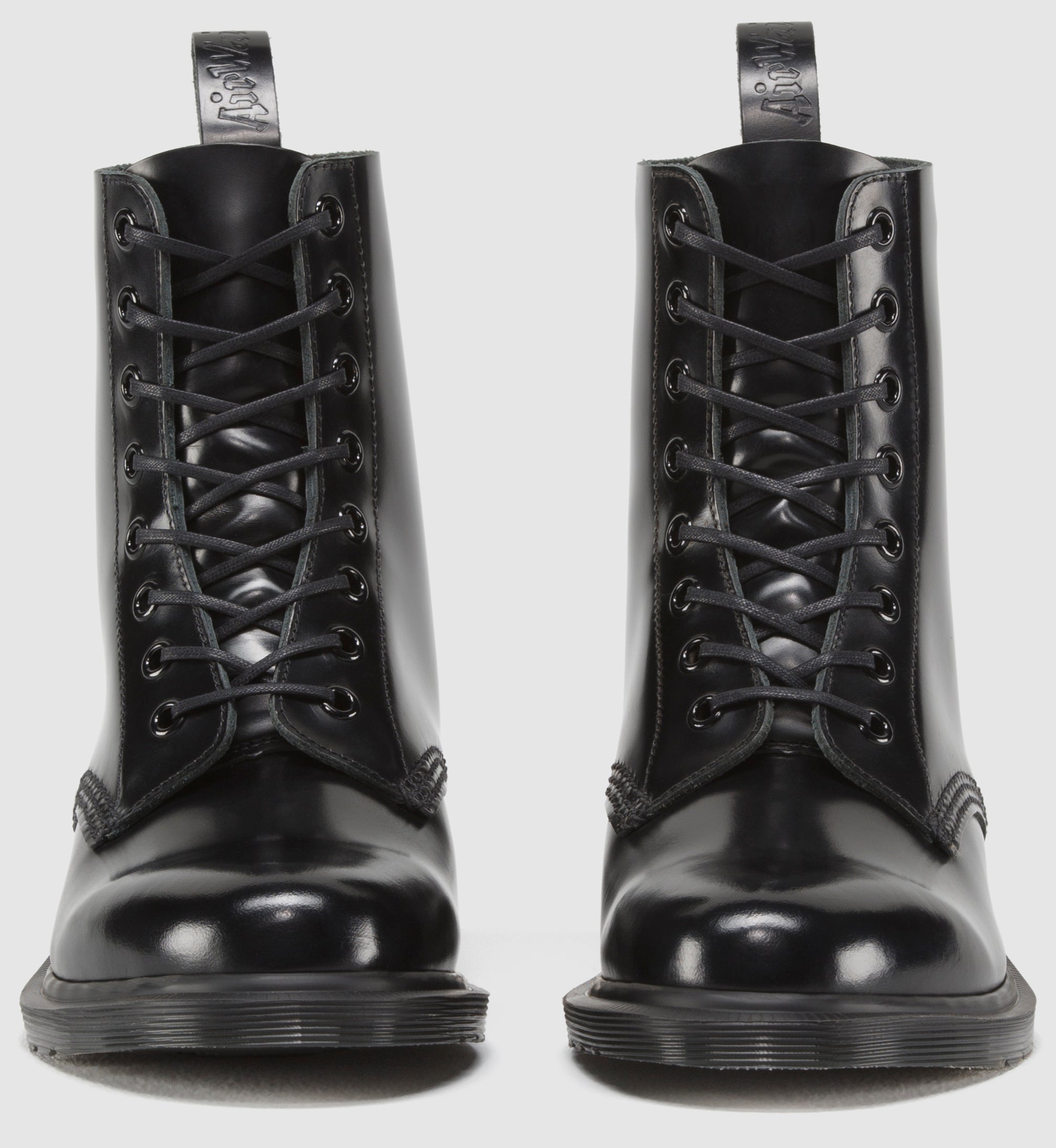 Dr. Martens 1460 Pascal Black Made in England Leather Lace Up Boots - Classic Unisex Combat Boots for Men & Women | Perfect for Punk, Grunge & Everyday Streetwear Fashion