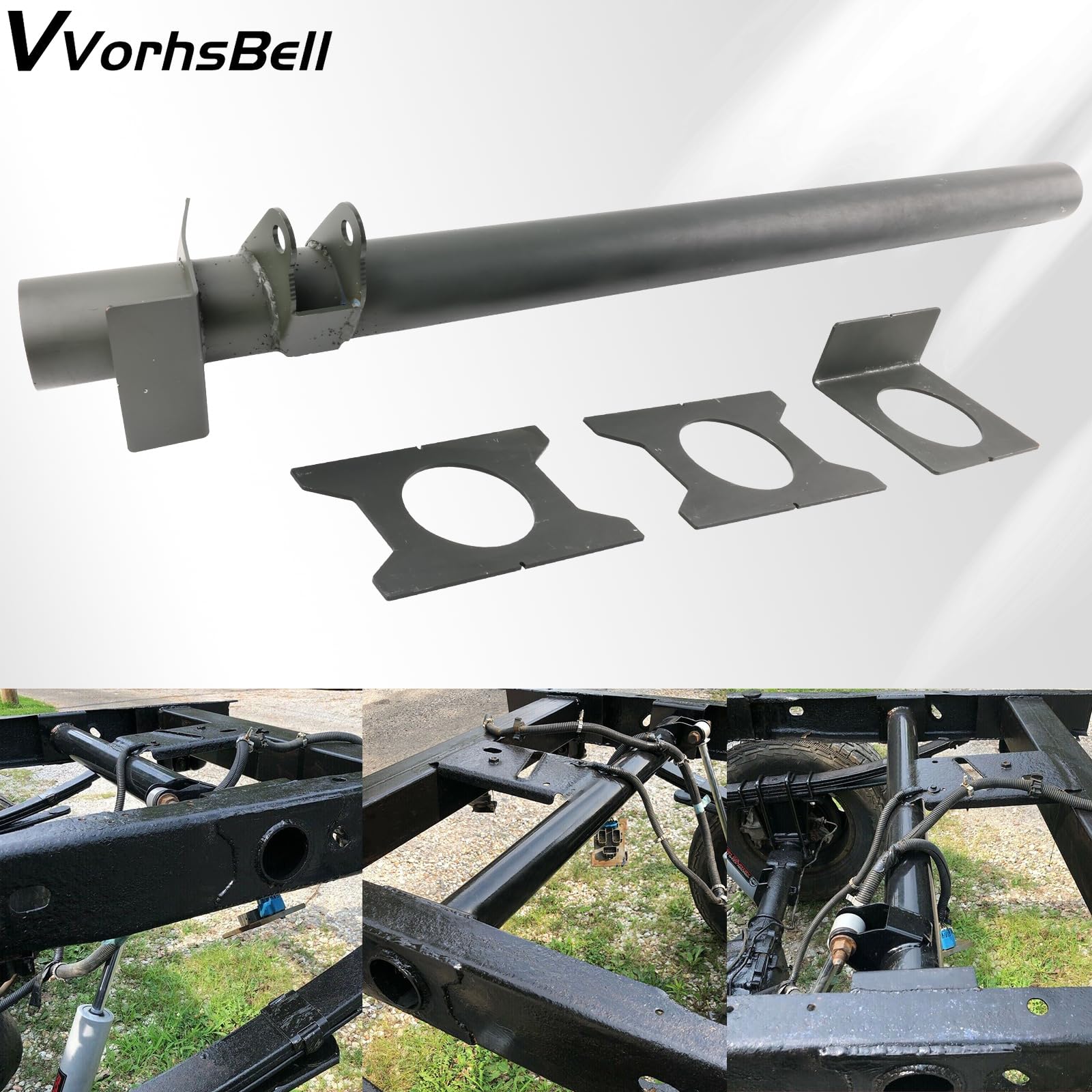Rear Upper Shock Mount Crossmember with Bracket - Compatible with 1999-2006 Chevrolet Silverado & GMC Sierra 1500/2500/2500HD - Heavy Duty Replacement Part - Perfect for Off-Roading, Towing & Suspension Upgrades