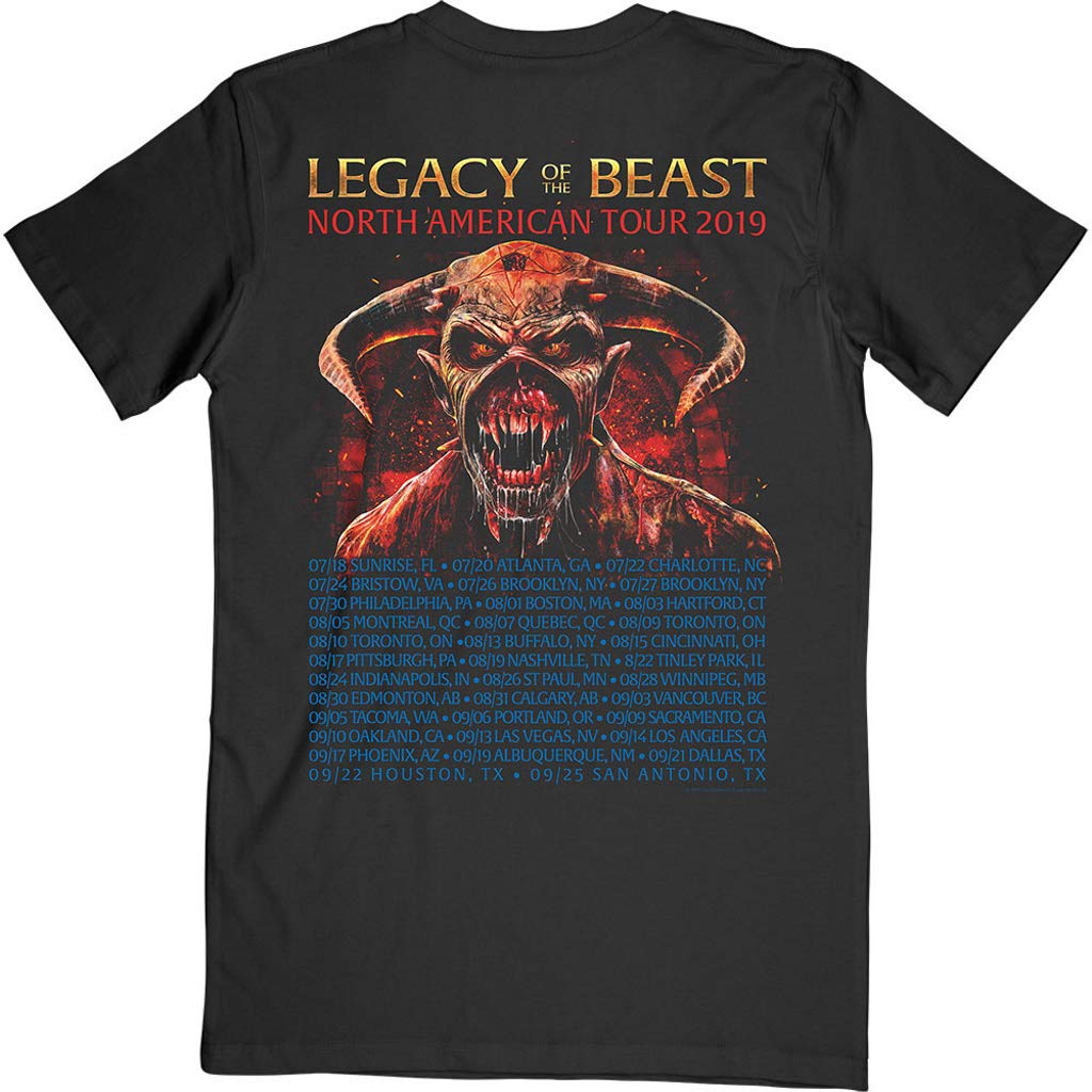 Iron Maiden 'Two Minutes to Midnight' Black Graphic T-Shirt for Men & Women - Small Size - Soft Cotton Band Tee - Perfect for Concerts, Gifts & Rock Fans