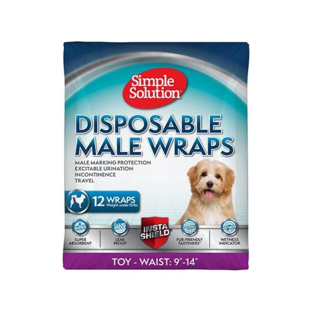 Premium Disposable Dog Diapers for Male Pets - Absorbent & Leak-Proof - Perfect for House Training, Travel & Senior Dogs