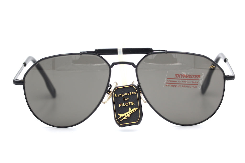 American Optical Skymaster Aviator Sport Sunglasses - Classic Pilot Style UV Protection for Men & Women - Perfect for Driving, Travel, and Outdoor Adventures