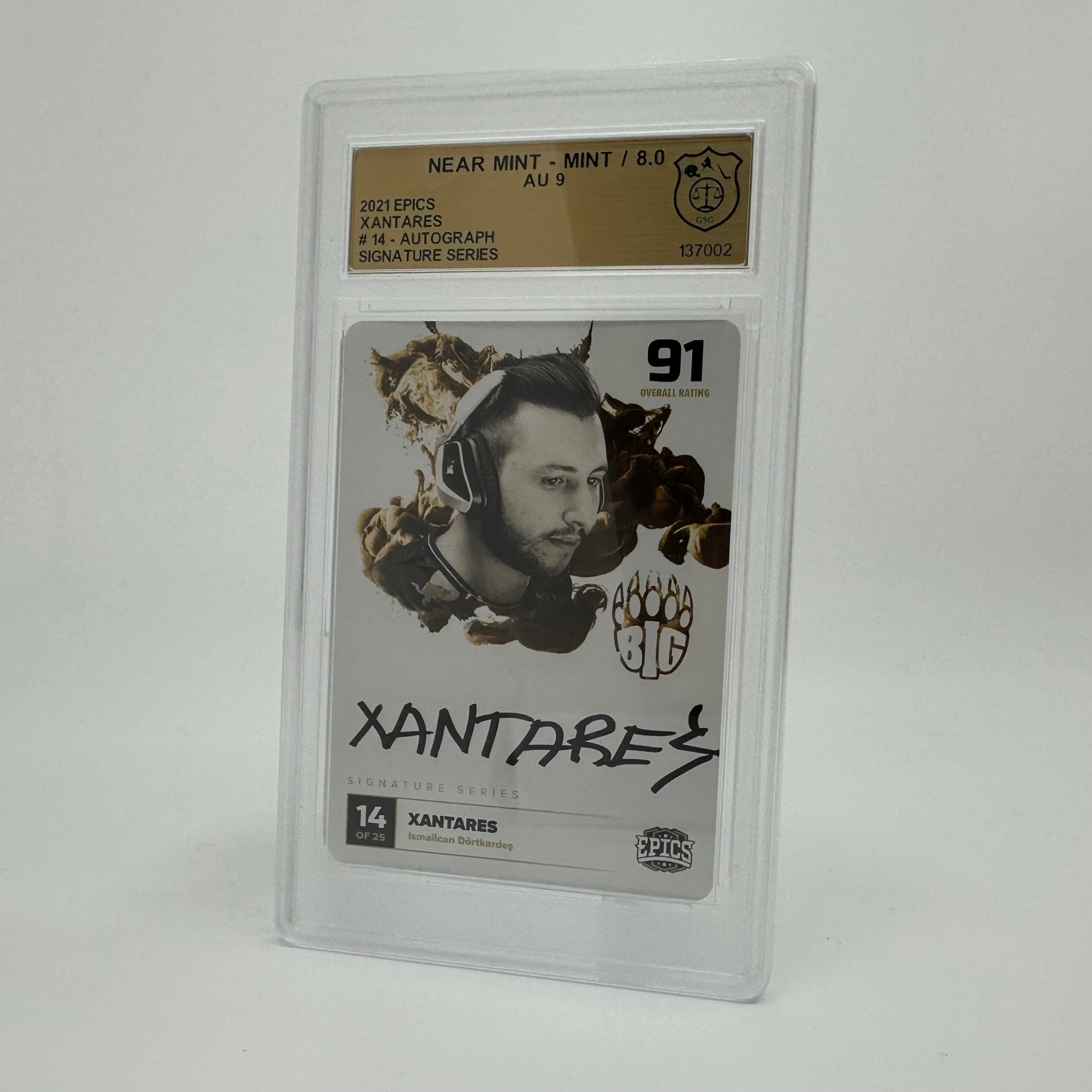 GSG 8.0 Xantares Signature Series 2021 Epics CSGO Skin - 14/25 Limited Edition - Perfect for CS:GO Players & Collectors | Gaming, Streaming & Esports Accessory