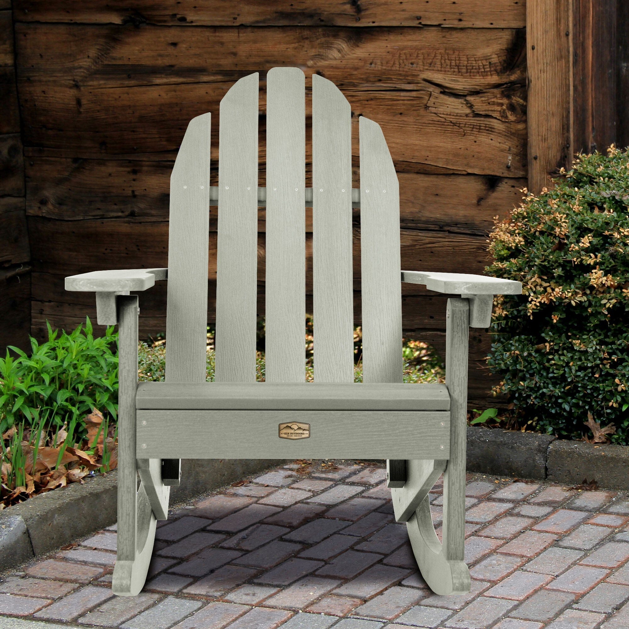 Premium Adirondack Rocking Chair - Outdoor Patio Furniture, All-Weather Resin, Comfortable & Durable - Perfect for Porch, Garden, Deck, and Backyard Relaxation