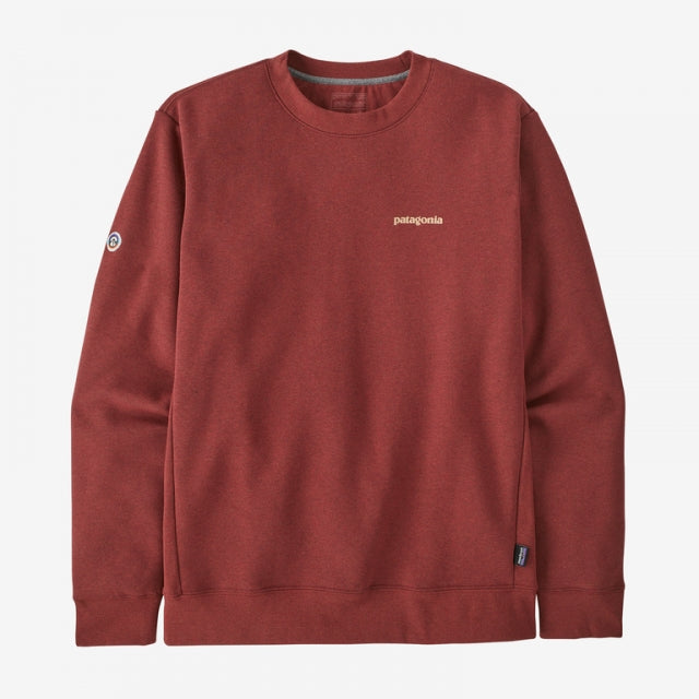 Fitz Roy Icon Uprisal Crewneck Sweatshirt - Men's Casual Pullover Hoodie for Streetwear & Winter Comfort