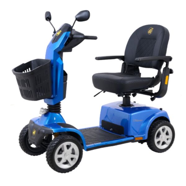 Golden Technologies Companion 4 Wheel Bariatric Mobility Scooter GC440 - Heavy Duty Electric Scooter for Adults & Seniors with 500 lbs Capacity - Ideal for Indoor & Outdoor Use, Shopping, Travel & Daily Mobility