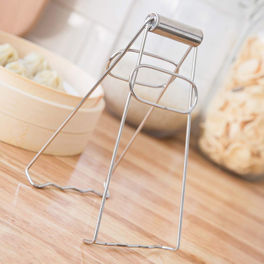 Hot Plate Clamp Tongs - Secure Grip for Kitchen & Serving Dishes